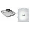 BAC GASTRO INOX GN2/1 650X530 EP 0.9MM STANDARD