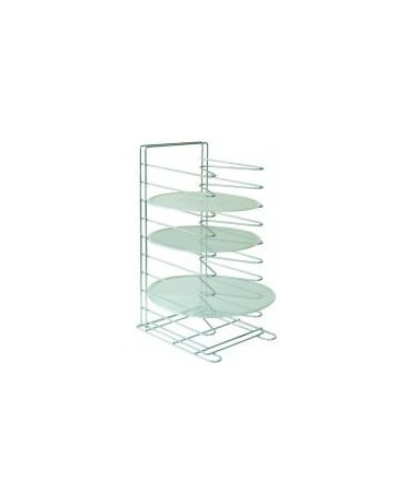 RATELIER 10 PIZZA POUR GRILLE D38 A 50CM 34X40X65CM