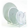 SUPPORT HORIZONTAL 96GRILLES A PIZZA 36X22X26CM INOX