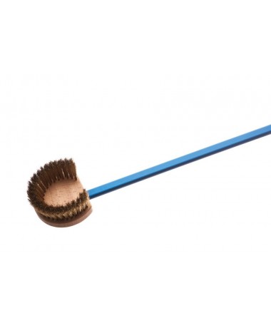 BROSSE ORIENTABLE SOIES EN LAITON TETE 27x8CM AVEC RACLOIRcloir