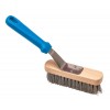 BROSSE ORIENTABLE SOIES EN LAITON TETE 27x8CM AVEC RACLOIRcloir