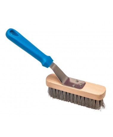 BROSSE ORIENTABLE SOIES EN LAITON TETE 27x8CM AVEC RACLOIRcloir