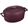 COCOTTE OVALE DIAM 21X25CM H11CM 3.19L FONTE EMAILLE