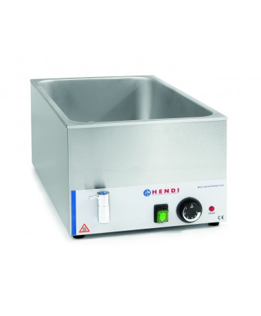 BAIN MARIE GN1/1 230V 1200W + VIDANGE